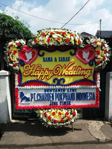 Karangan Bunga Pernikahan bengkulu